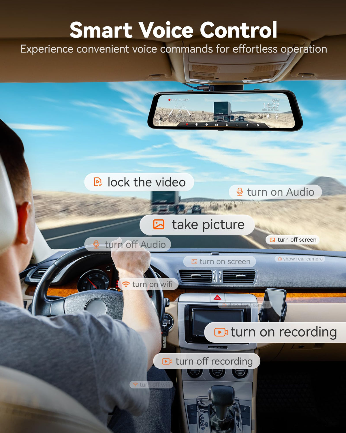 WOLFBOX G850 PRO voice-control for hands-free operation
