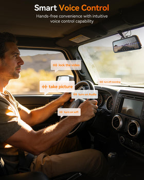Wolfbox G900 PRO-N 5.8GHz WiFi allows quick transfers to your mobile app