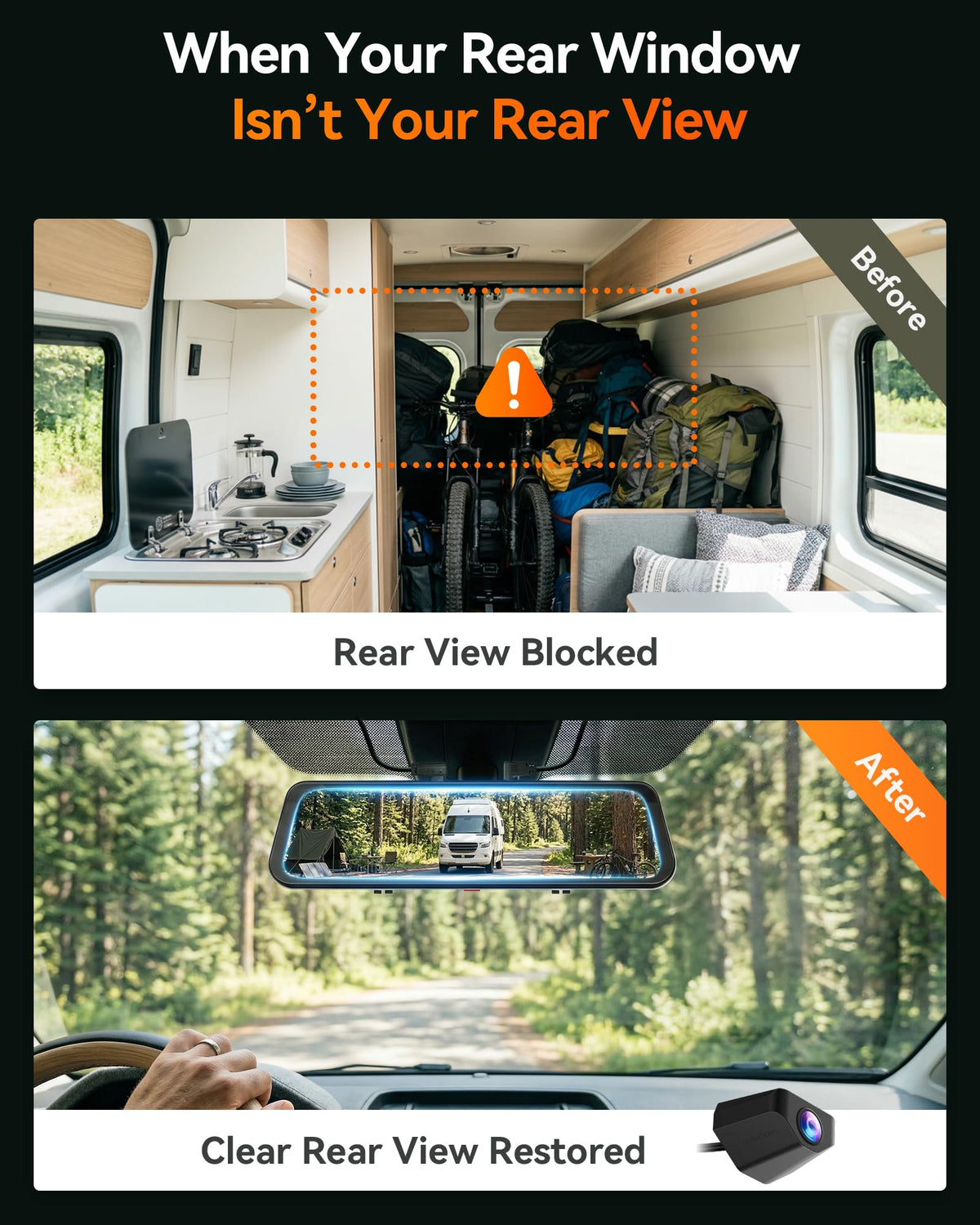 WOLFBOX G900 PRO voice control keeps hands on the wheel.
