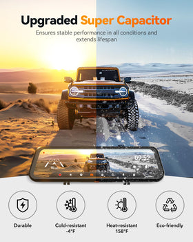 WOLFBOX G900 Tripro parking monitor adds security when parked.