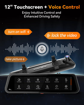 WOLFBOX G900 hands-free voice control keeps focus on the road.