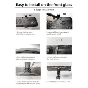 WOLFBOX G930 bracket assembly illustrating easy, one-screw removal