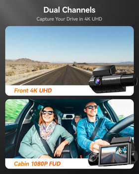 WOLFBOX i07 rear camera 1080p for added crash documentation