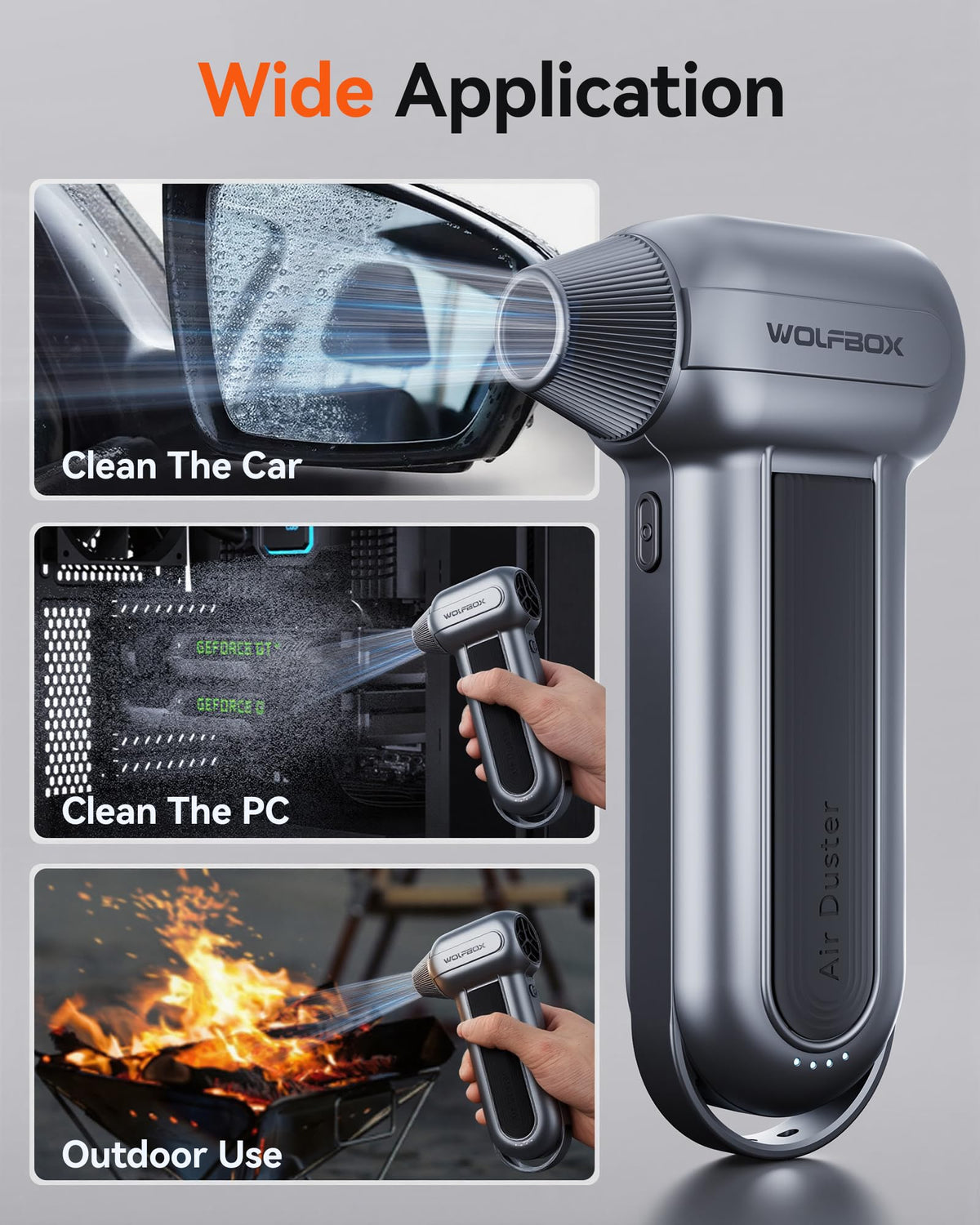 WOLFBOX MF100 compact battery with long life for extended use