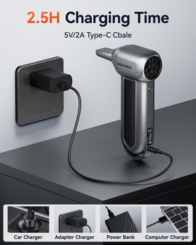WOLFBOX MF100 included lanyard for handheld cleaning on the go