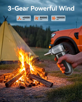 WOLFBOX MF100 USB-C Type-C charging for fast recharges