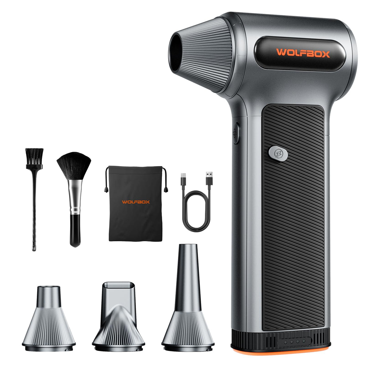 Wolfbox MF200 battery removal enables uninterrupted cleaning sessions.