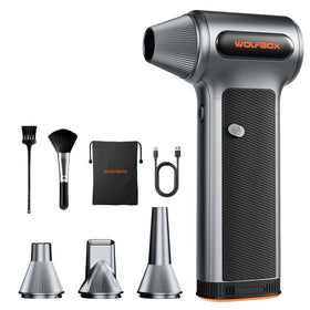 Wolfbox MF200 battery removal enables uninterrupted cleaning sessions.
