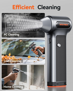 Wolfbox MF200 lightweight design keeps cleaning effortless during travel.