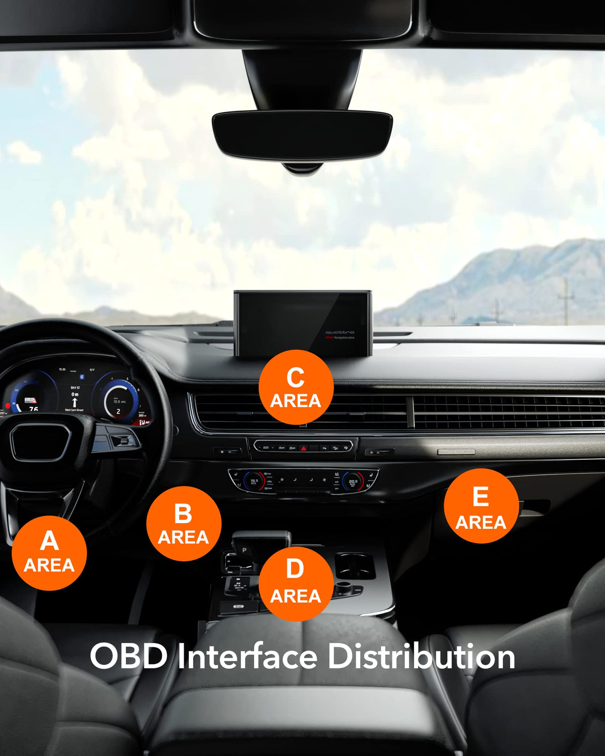WOLFBOX USB-C hardwire kit dash cam power cable for uninterrupted recording