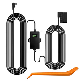 WOLFBOX USB-C hardwire kit OBD connector powers dash cam safely