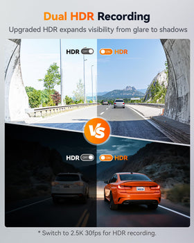 WOLFBOX X3 parking mode triggers on impact for safe footage