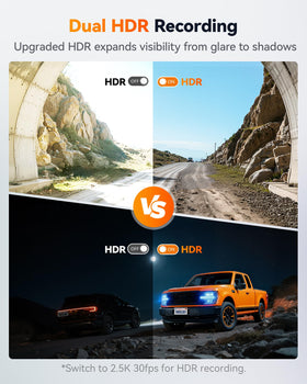 WOLFBOX X3 PRO ADAS alerts support proactive driving decisions.