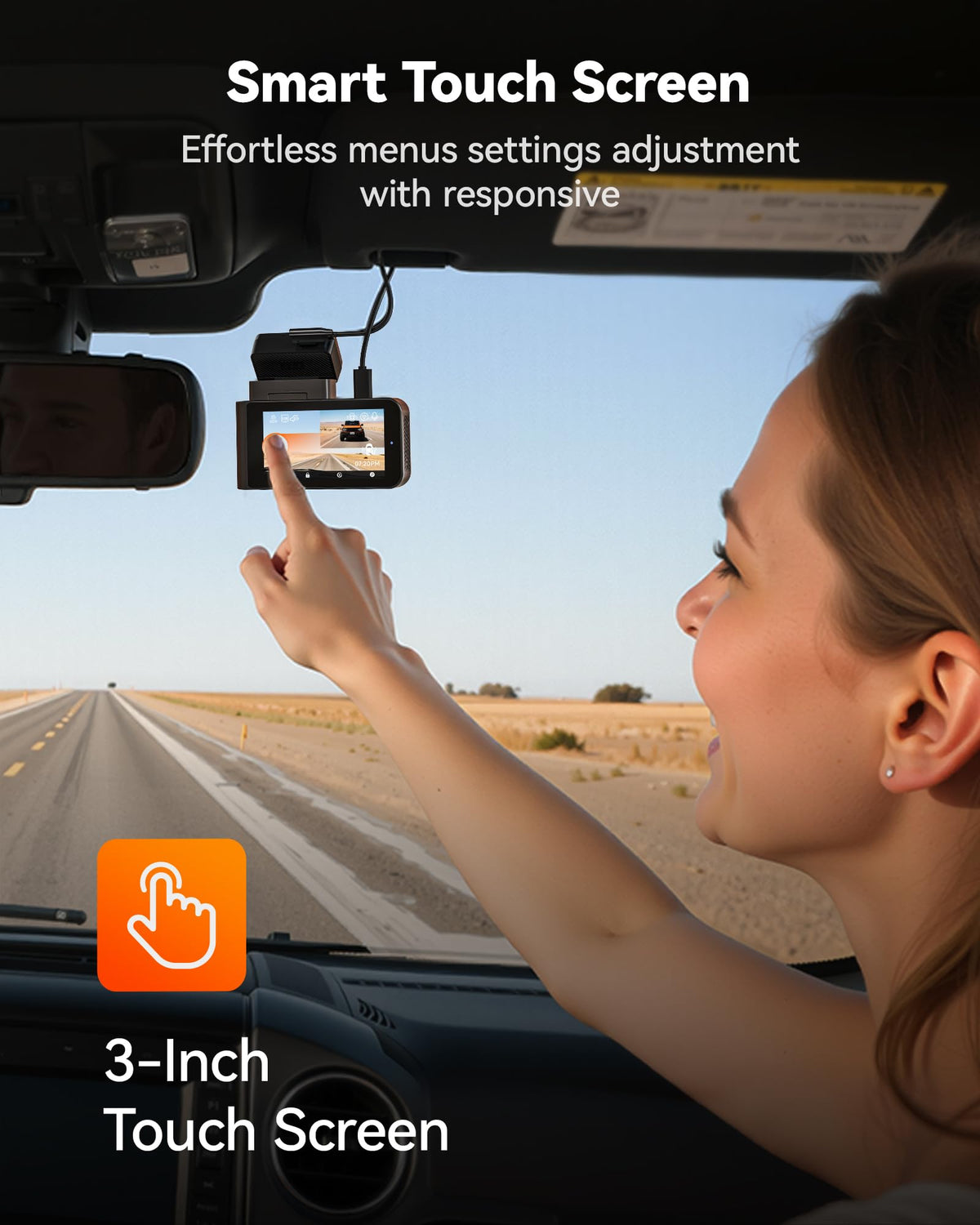 WOLFBOX X3 touch screen for quick setup and easy review