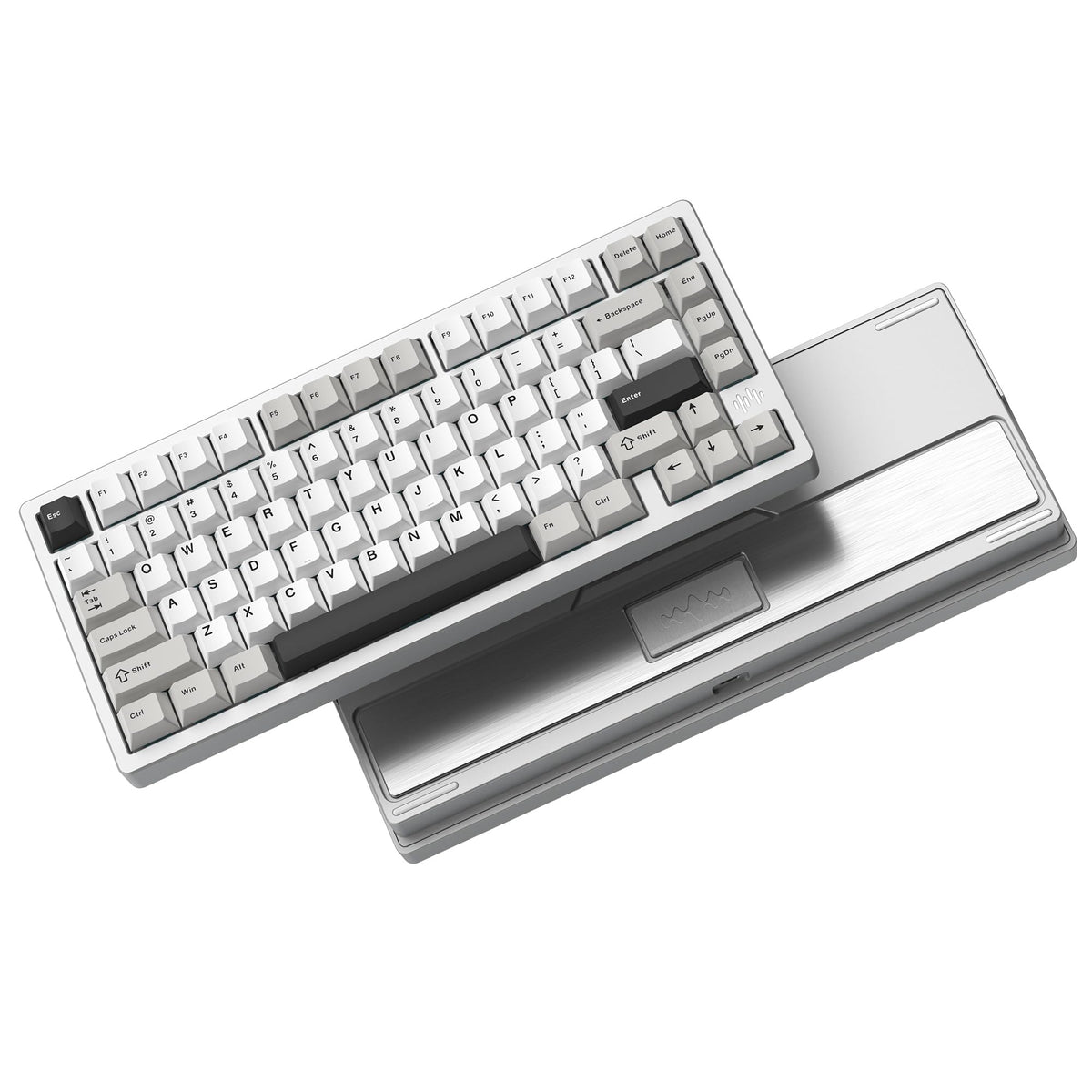 Womier RD75 Pro quick-release CNC aluminum keyboard for fast setup.