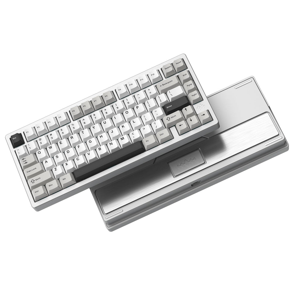 Womier RD75 Pro quick-release CNC aluminum keyboard for fast setup.