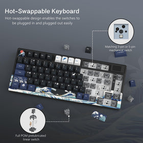 Womier SK80 pre-lubed stabilizers deliver smooth, quiet typing