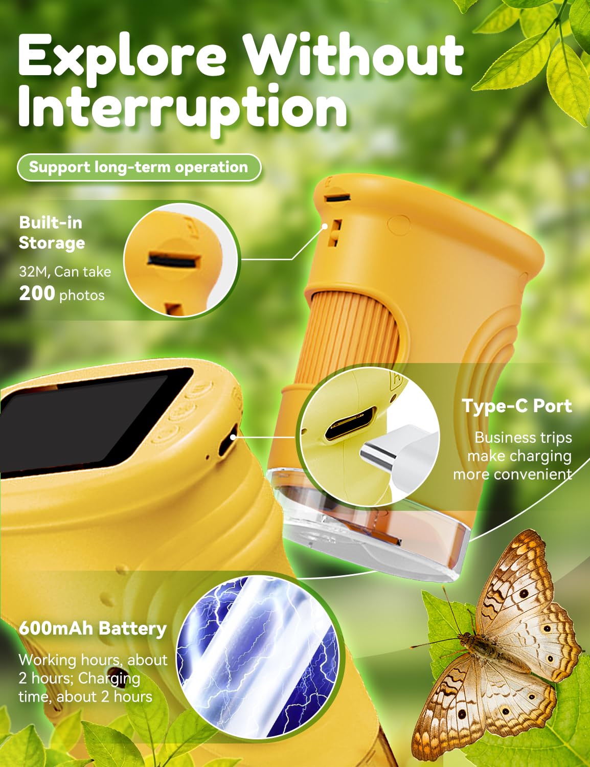 Wonder Quest protective pouch with microscope and accessories for safe transport