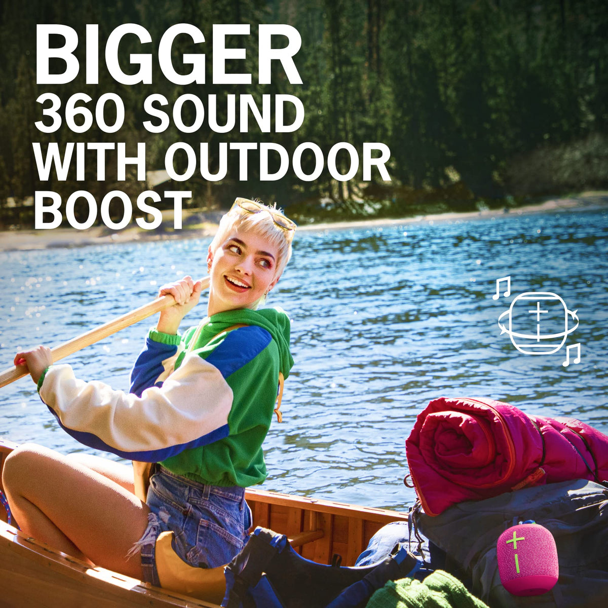 Wonderboom 3 IP67 waterproof and dustproof feature for poolside use