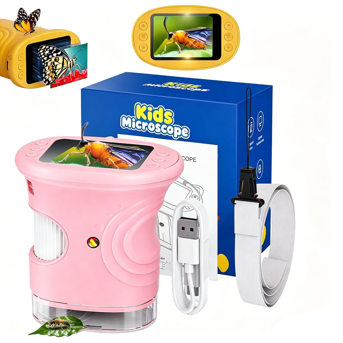 WonderQuest front view in pink showing compact design and easy grip benefit