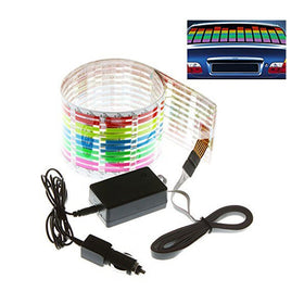 WONFAST rhythm LED equalizer light synced to music for stylish car ambiance.