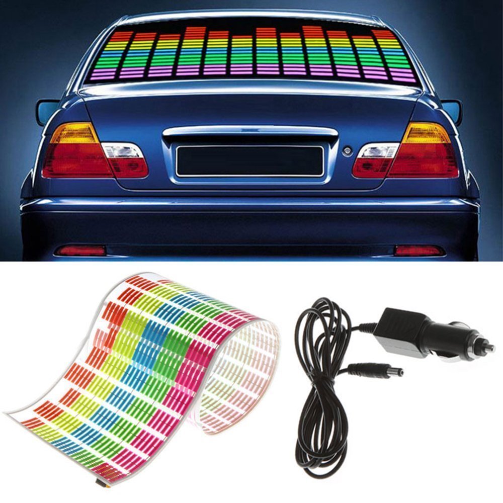 WONFAST sound-activated car sticker delivers beat-responsive LEDs for dynamic lighting.
