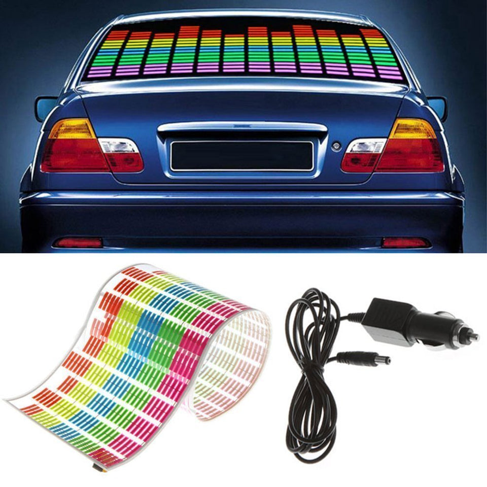 WONFAST sound-activated car sticker delivers beat-responsive LEDs for dynamic lighting.