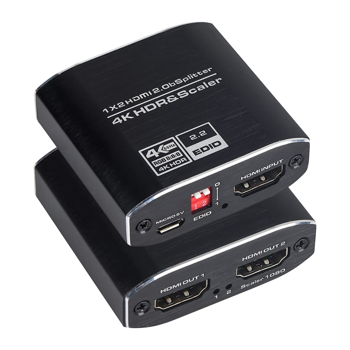 Wonlyus front panel view showing HDMI ports and power LED benefiting quick setup
