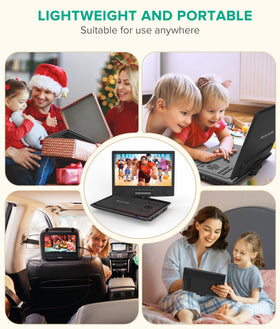 WONNIE 5 hour battery provides extended entertainment on the go.