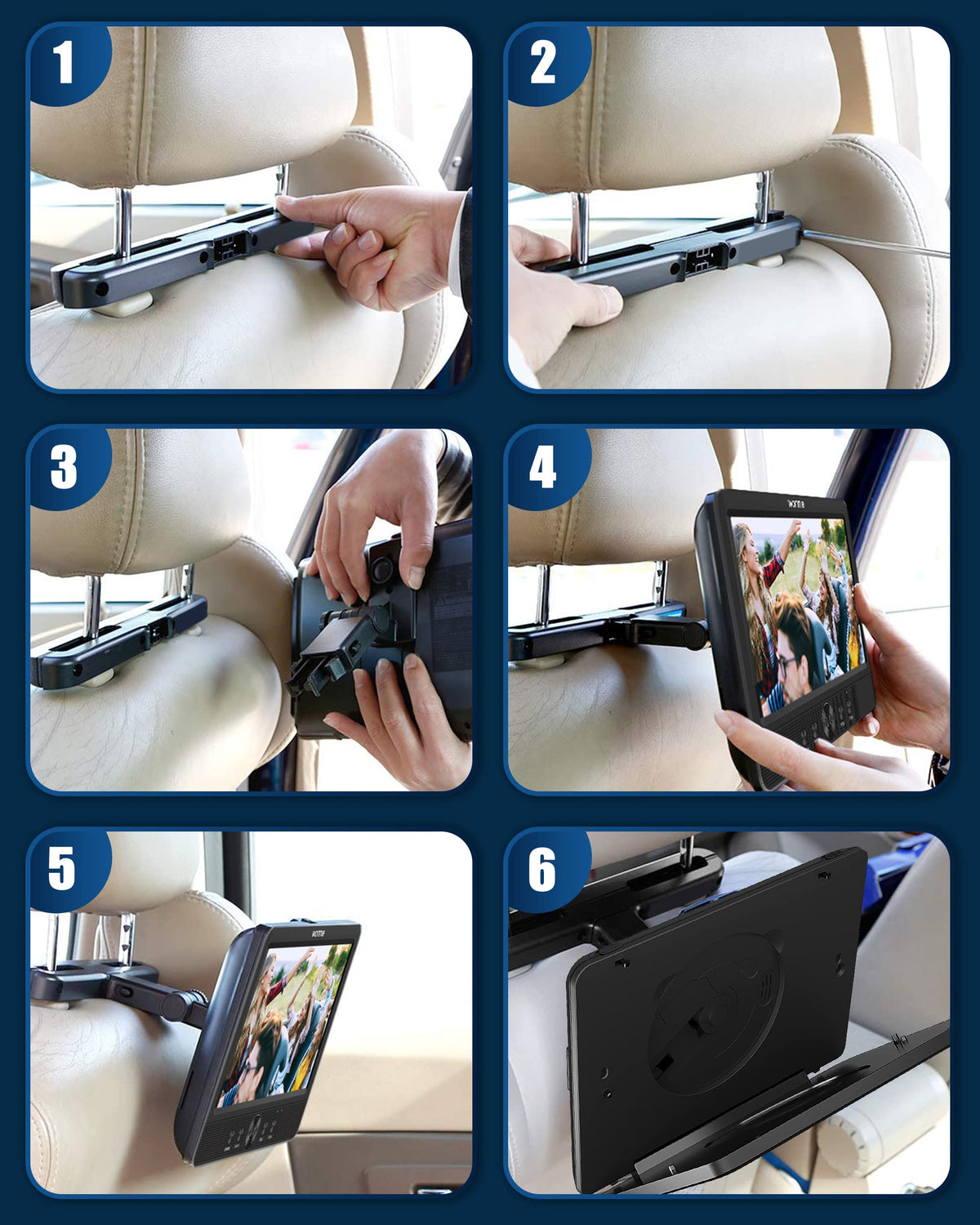 Aux and AV Out ports expand listening and viewing options