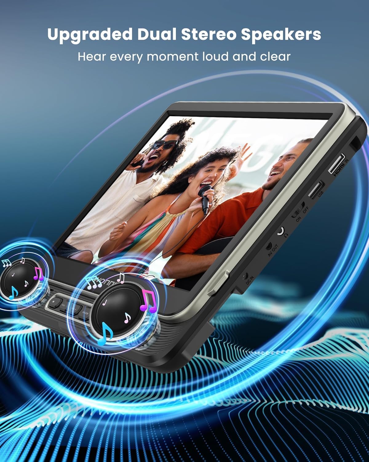 WONNIE USB card reader plays multimedia from flash drives.