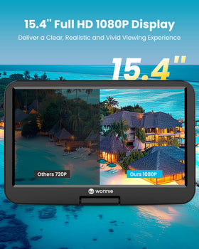 WONNIE Blu-ray/DVD player with HDMI Out connects to a TV for bigger screen sharing