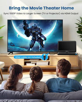 WONNIE dual speakers deliver rich sound for a mini home theater