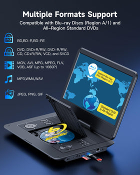 WONNIE HDMI OUT and AV OUT enable big-screen sharing with a TV.