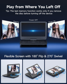 WONNIE 270-degree swivel screen lets you find the perfect angle.