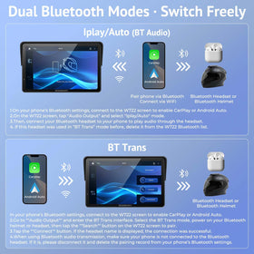 IP67 waterproof W722 protects against rain and dust on rugged routes.