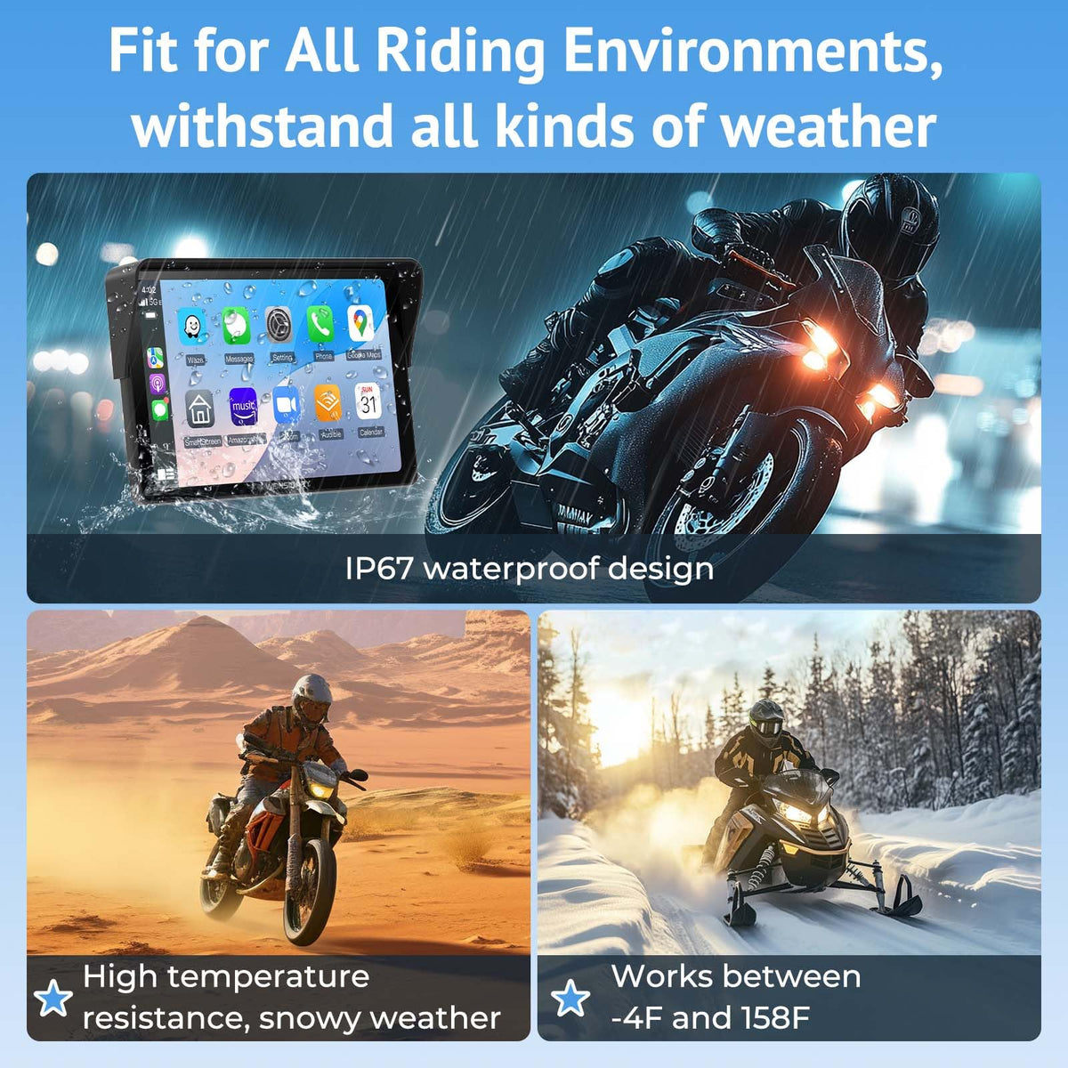 Flexible power options with reverse protection for reliable wiring.