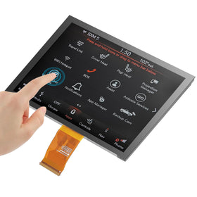 WonVon 8.4-inch Uconnect UAQ replacement front view shows a durable, high-clarity surface.