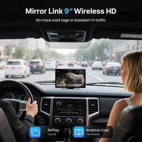 WonVon dash display mounted on the dash offers easy, safe navigation.