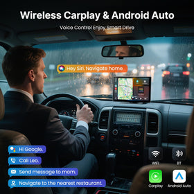 WonVon 9 inch rear camera captures reliable 1080p video for full-trip documentation.