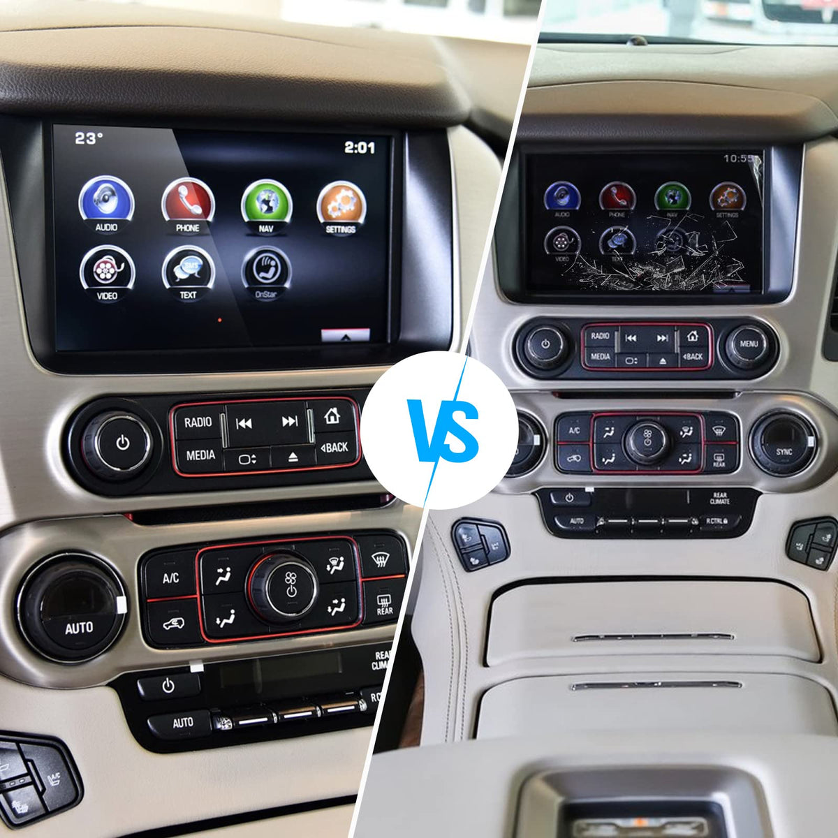 WonVon anti-blue-light coating highlights reduced glare during daytime driving