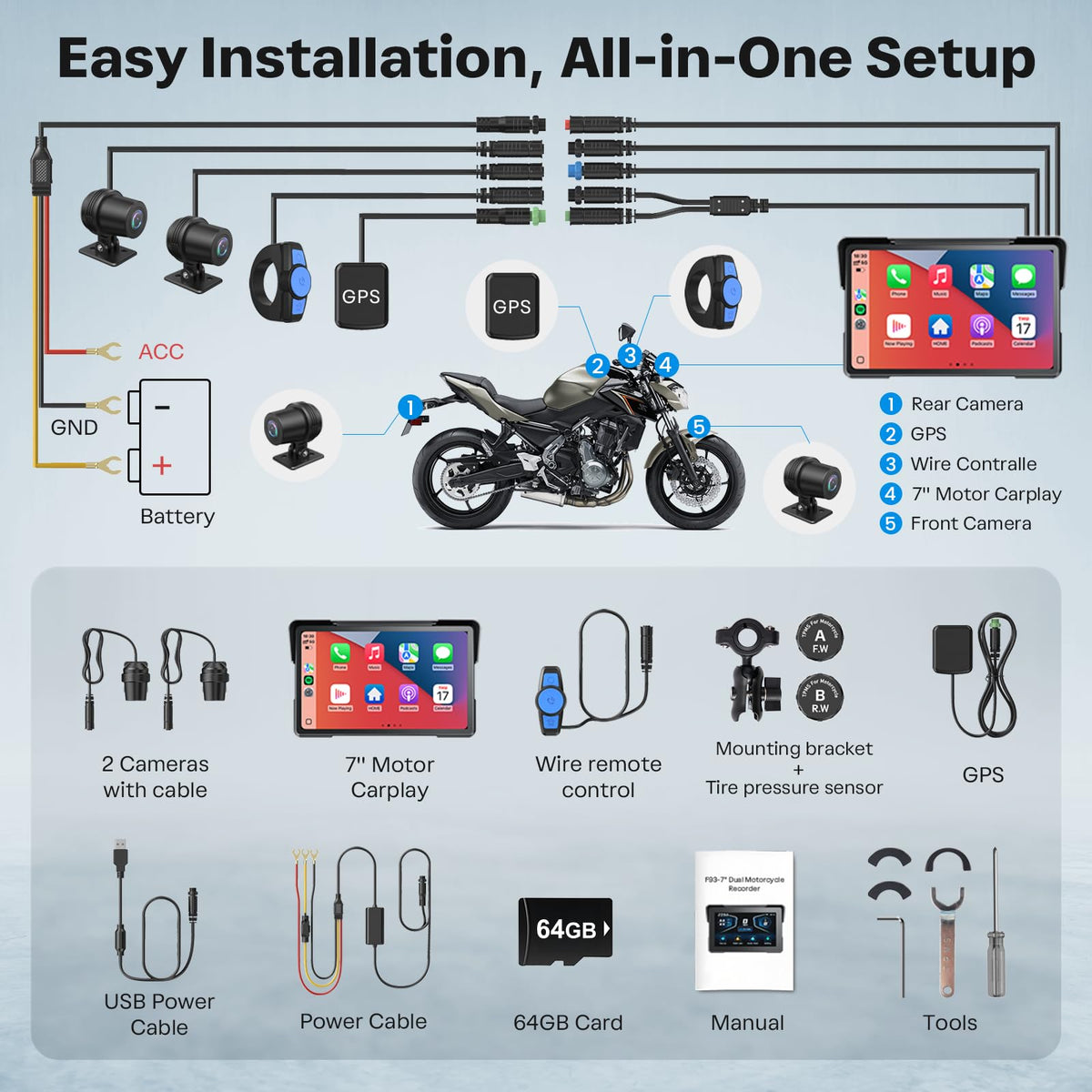 WonVon multilingual app control for cross-border riding and footage management.