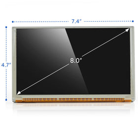 WonVon LCD digitizer close-up emphasizing anti-scratch and high-clarity touch