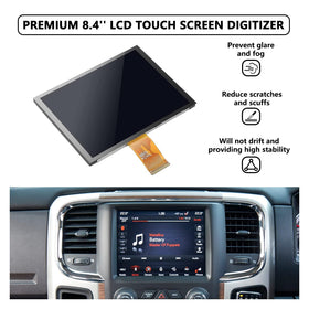 WonVon replacement LCD touch panel for 8.4-inch Uconnect screen.
