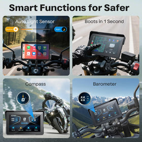 WonVon waterproof GPS with rain-safe touch screen visibility.