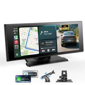 WonVon Wireless Car Play Screen front view with bright display for daylight visibility