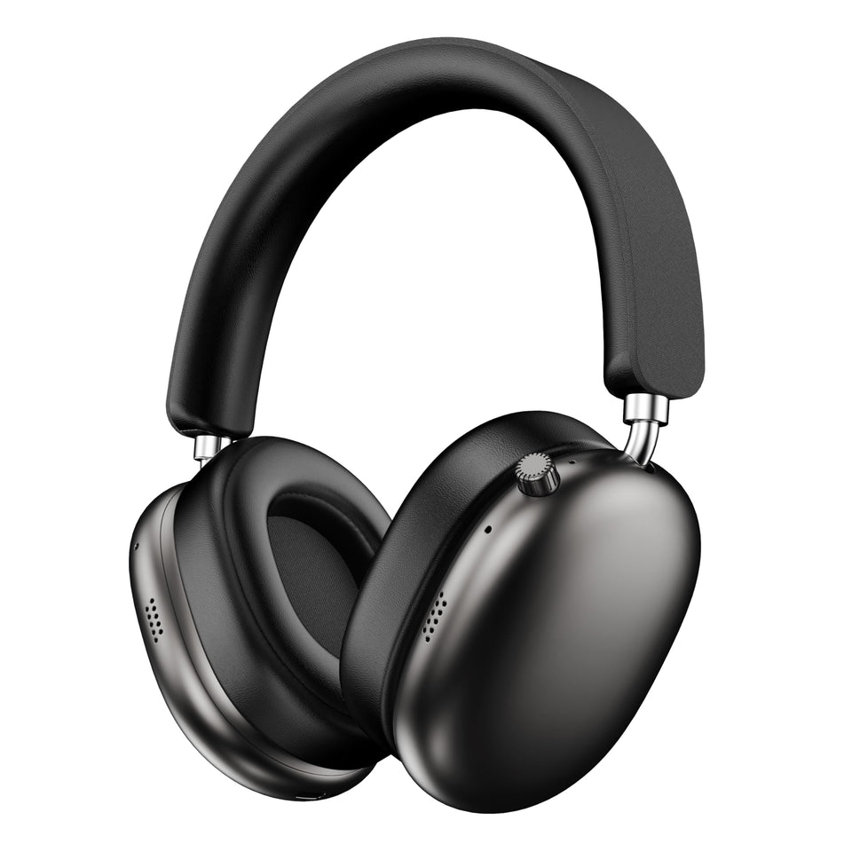 WooAwesome over-ear headphones with microphone deliver crystal-clear calls on the go.