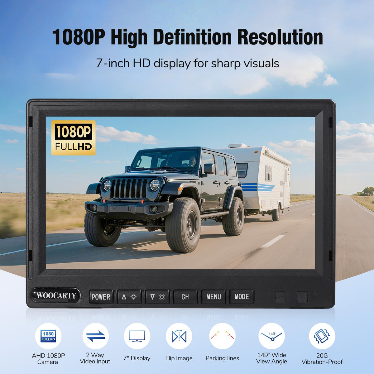 Woocarty 49-foot video cable enables long-range connection on large vehicles