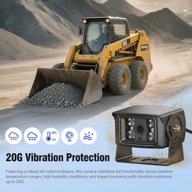 Woocarty 7-inch AHD1080P rear camera for reverse visibility in low light
