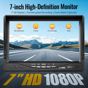 WOOCARTY backup camera IP69K waterproof close-up for all-weather visibility